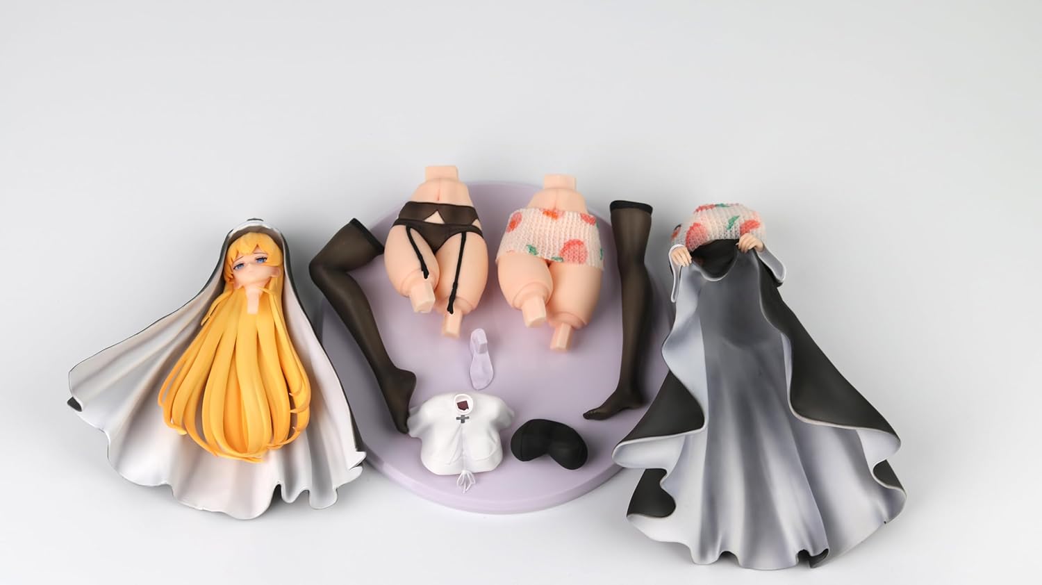 Zatanend Ecchi Figure Naughty Nun(Hard Ver.) Anime Girl Figure,Waifu Hentaii Figures,Anime Figure Girl.Sexy Anime Figures +18 Uncensored Collection Gift Model Toys No Box