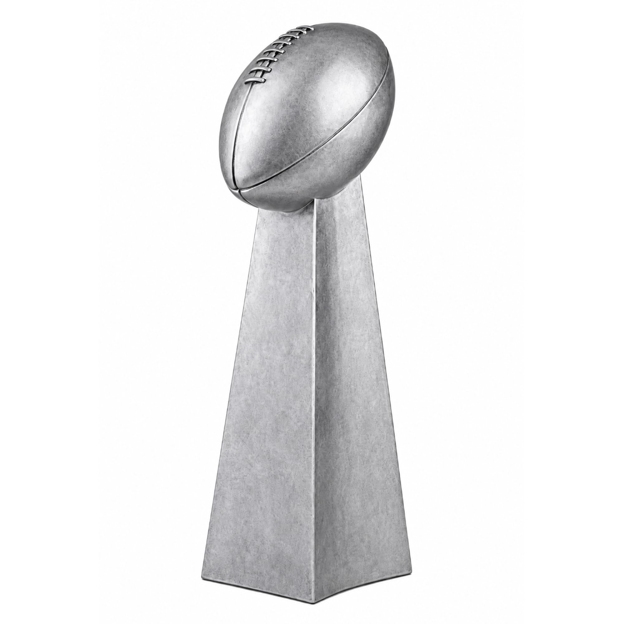 TrophyPartner Silver Football Champion Tower Trophy