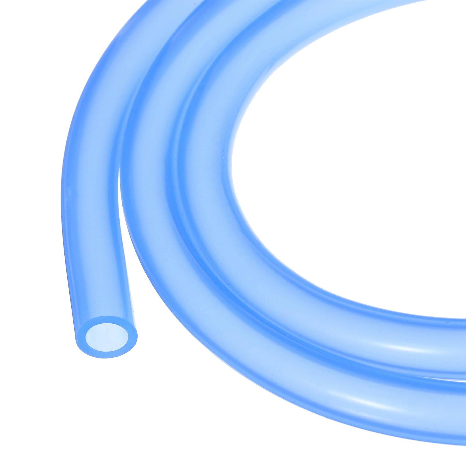1m(3.3ft) 6.4mm(1/4") ID x 9.5mm(3/8") OD Silicone Tubing Blue Industrial Plastic Tubing Pure Silicone Hoses for Pump Siphoning Draining Irrigation Brewing