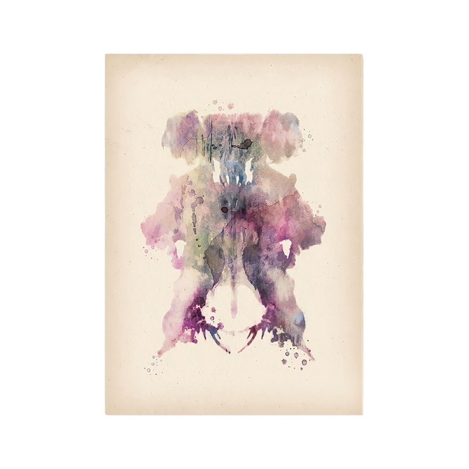 Toile d'art mural de psychologue médical peinture imprimée rétro premium 40x50cm