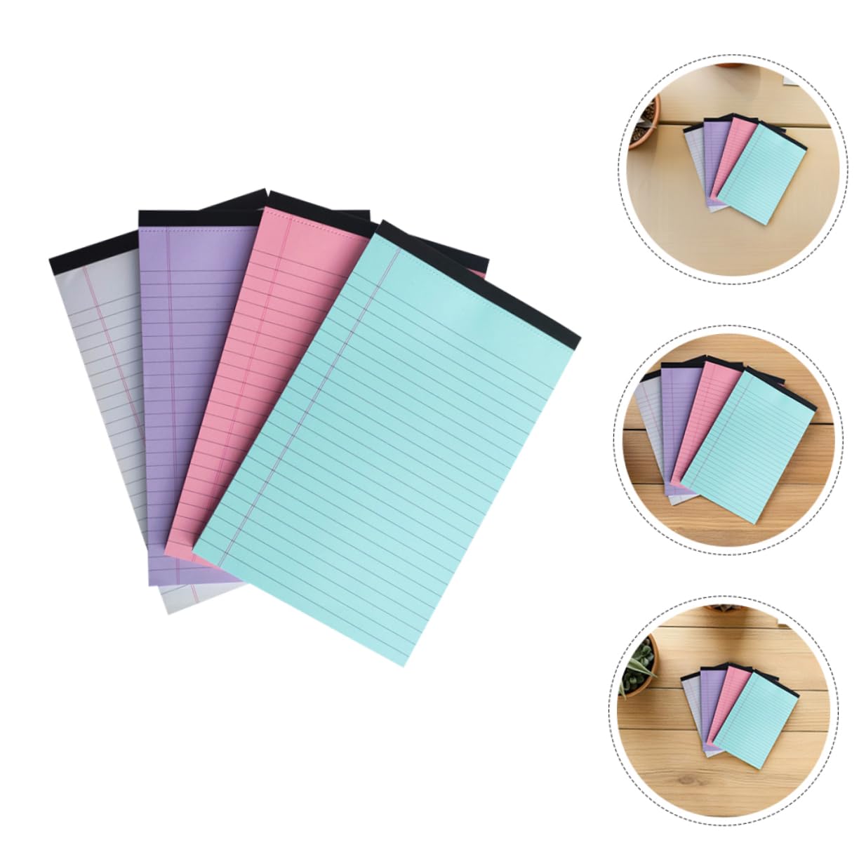 DOITOOL Confezione Da 12 Blocchi Di Appunti Colorati Strappabili Formato A5 Piccoli Quaderni Colorati Blocchi Di Carta A Righe Per Casa Ufficio Scuola Attività Commerciale