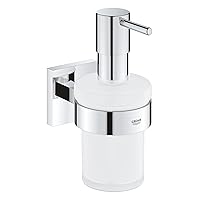 GROHE QUICKFIX Start Cube, Dispenser Sapone con supporto