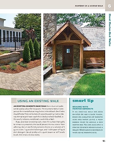 Ultimate Guide to Walks, Patios & Walls, Updated 2nd Edition: Plan, Design, Build (Creative Homeowner) Step-by-Step DIY Instructions with 500 Photos - Brick, Mortar, Concrete, Flagstone, and Tile - Image 4