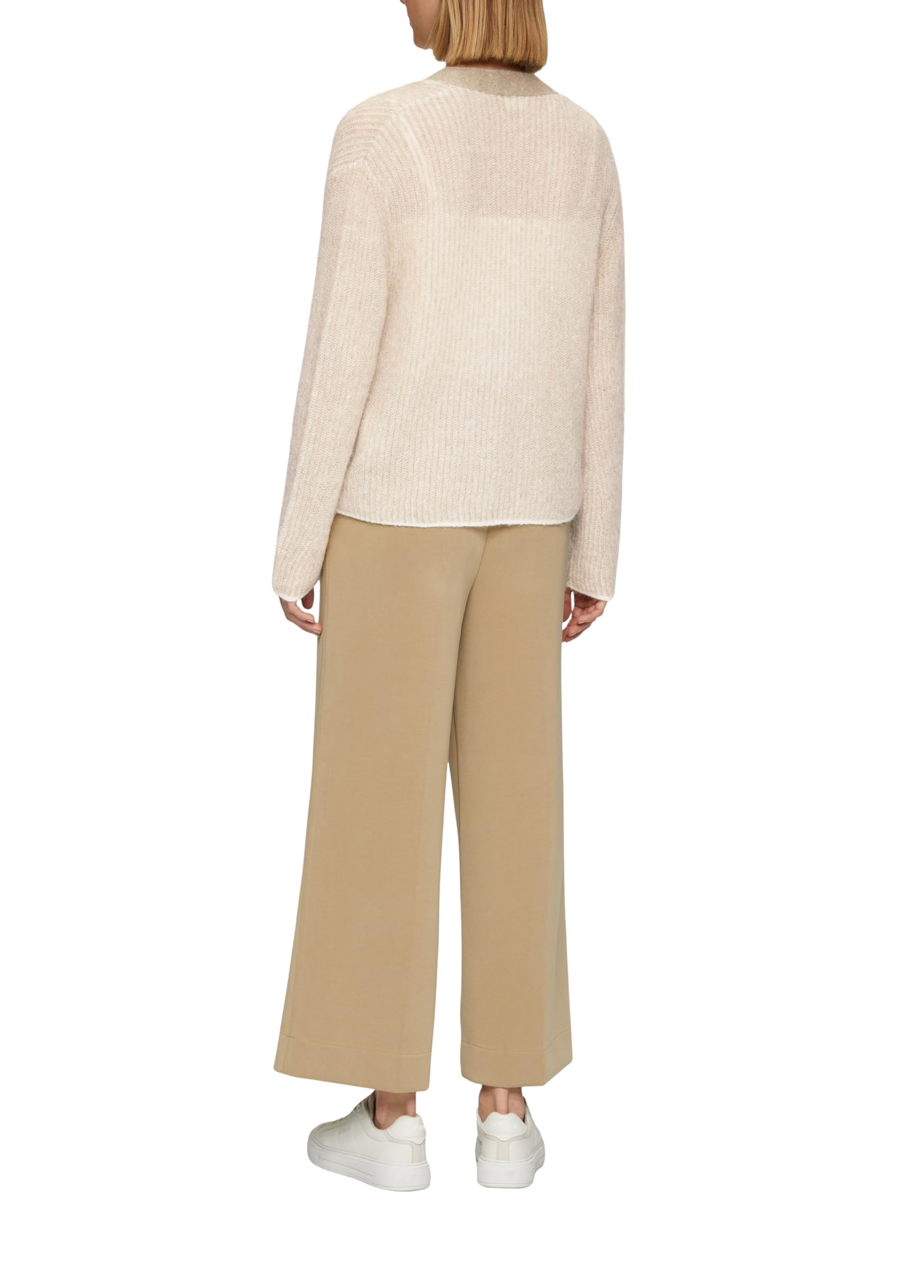 s.Oliver Damen 2157237 Cardigan mit Rippstruktur (1er Pack)