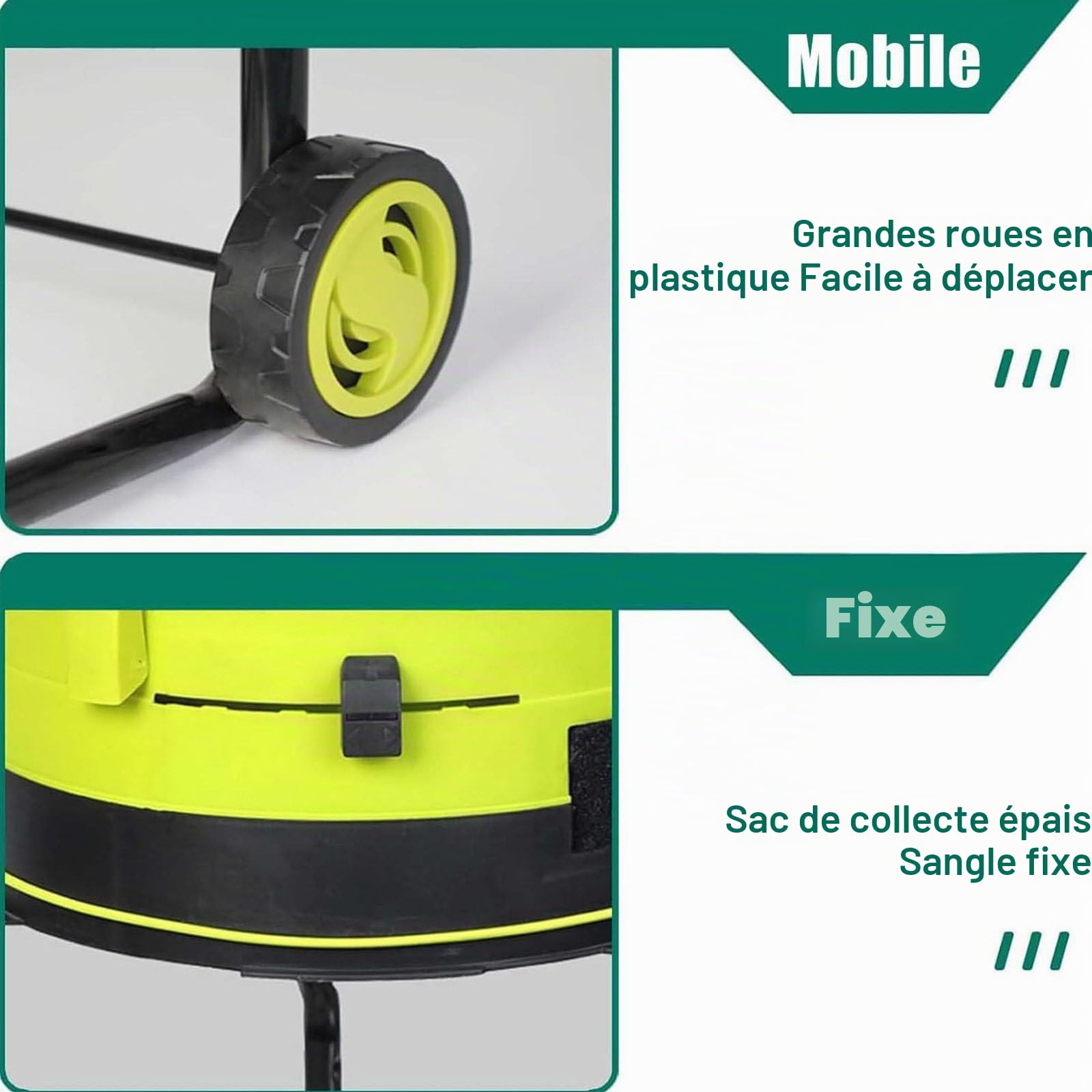 2500w Broyeur à Feuilles électrique Broyeur De Compost Broyeur De Branches Hachoir à Feuilles Broyeur De Feuilles De Jardin,Diamètre De L'entonnoir 54 Cm pour Nettoyage Cour,noPowercord