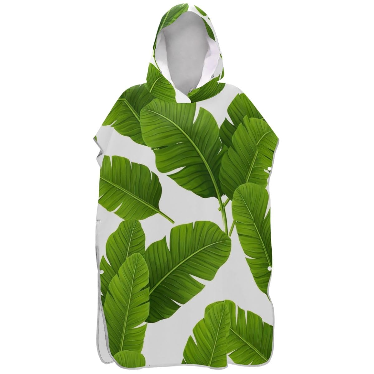 Serviette de bain mignonne style poncho de surf pour adultes actifs