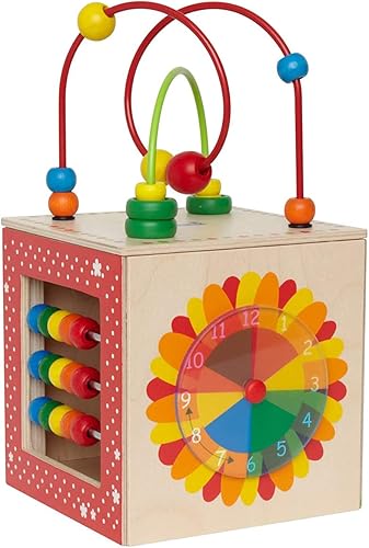 Miniatura 2 de Hape Discovery Box  Cubo de juego para centro de actividades  Juguete de rompecabezas de aprendizaje 5-1 para niños pequeños  Laberinto educativo de
