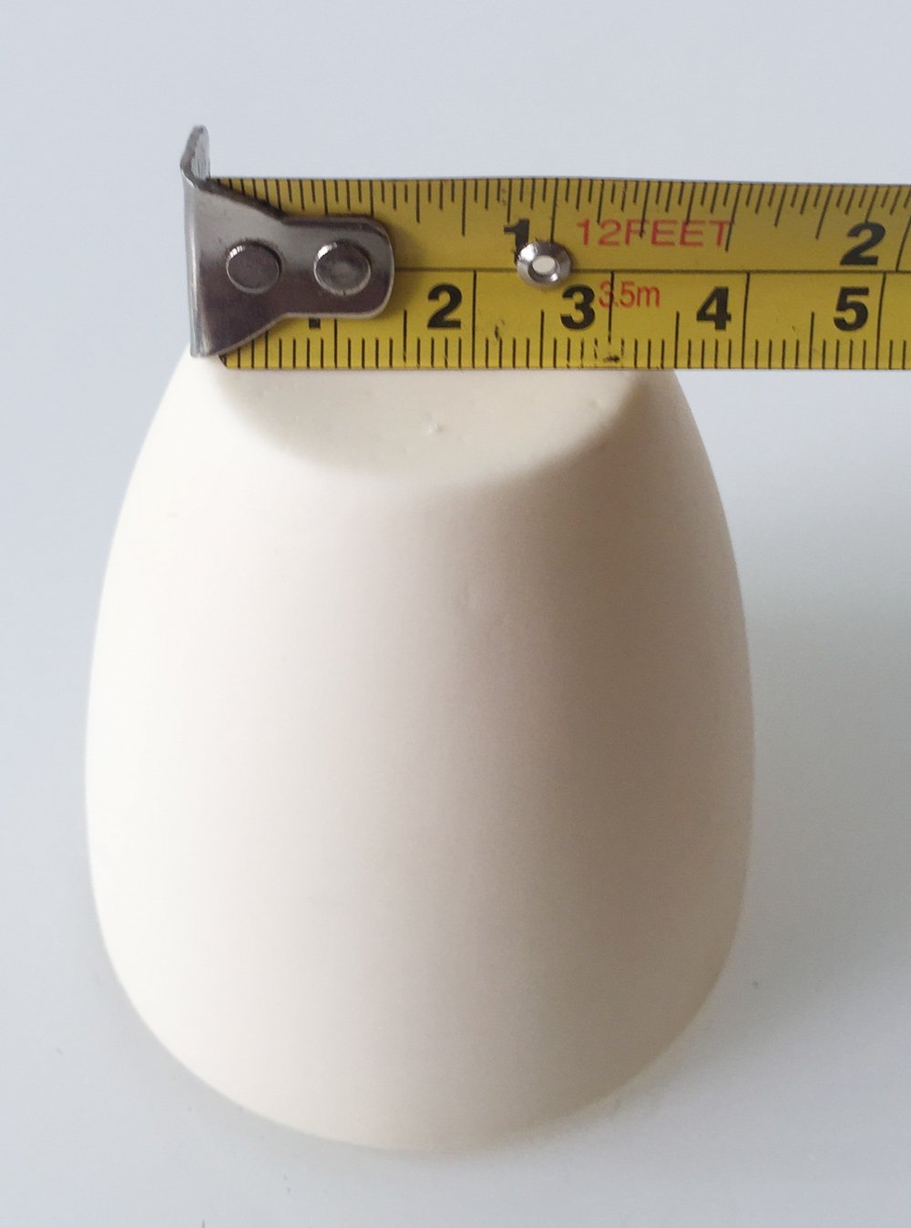 LLF Crogiolo di alluminio di analisi dell'ossido di alluminio del crogiolo Al2O3 dell'allumina di 99,3% per il laboratorio del laboratorio (70ml)