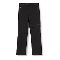 CMP Pantaloni Zip off Elasticizzati da Uomo, Antracite