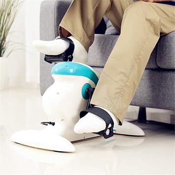 Motorized Exercise Cycle/Bike for The Handicapped & Disabled - Electric Pedal Exerciser with Leg Protector Bracket - Rehabilitation Trainer for The Elderly