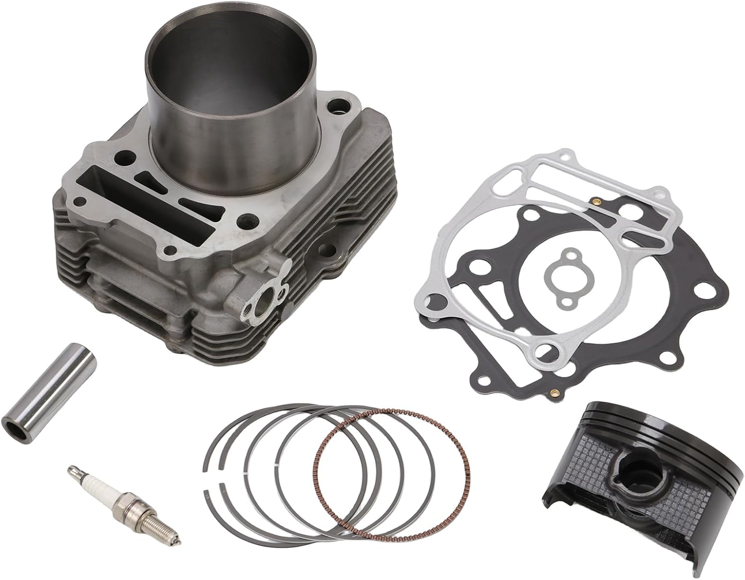 YYCKE YYCKE Cylinder Piston Gasket Top End Rebuild Kit Aluminum For Artic Cat 400 2004-2008 375 2002, For Suzuki Eiger 400 2002-2007, For King Quad 400 2008-2022