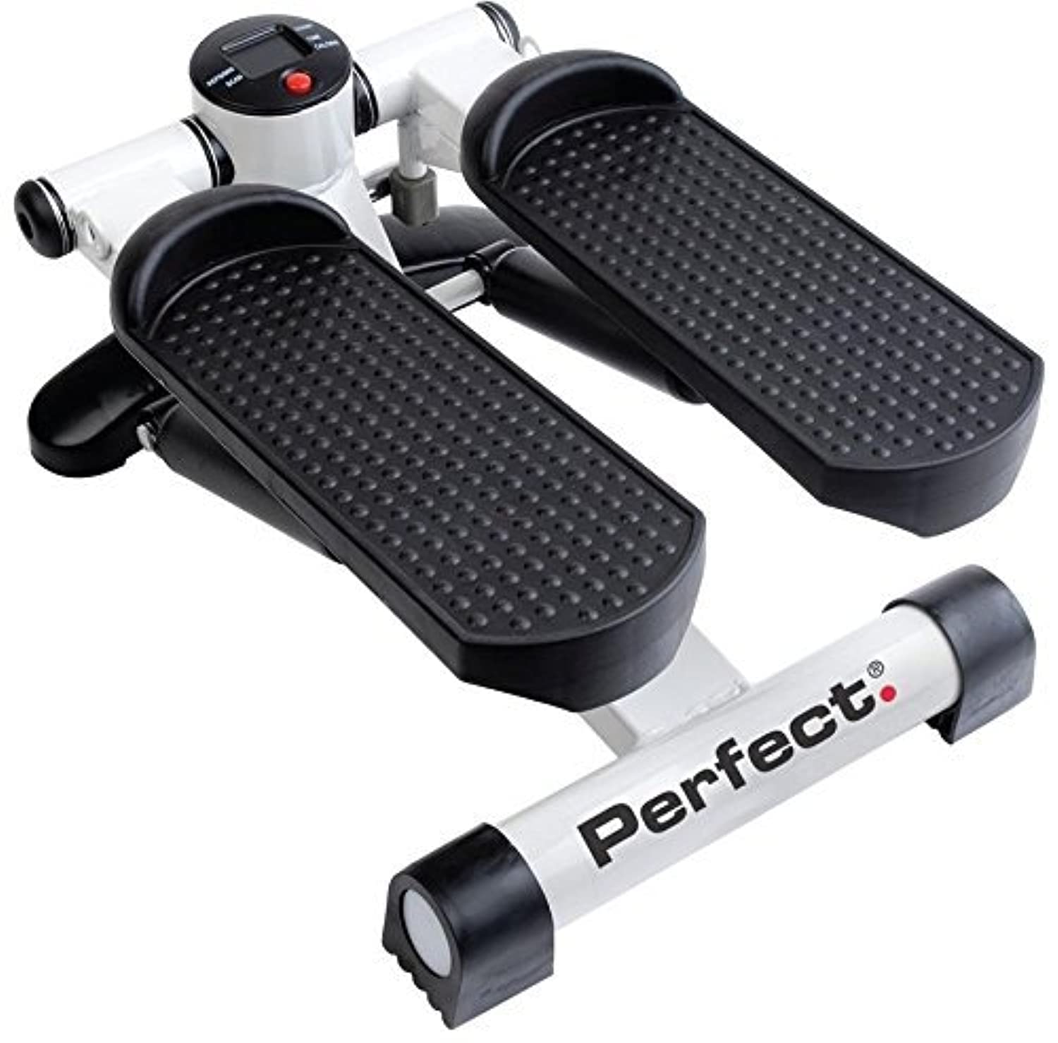 Perfect Fitness Mini kompaktowy stepper, idealny do ujędrniania talii, łydek, bioder i ud, sprzęt do domowej siłowni, czarny