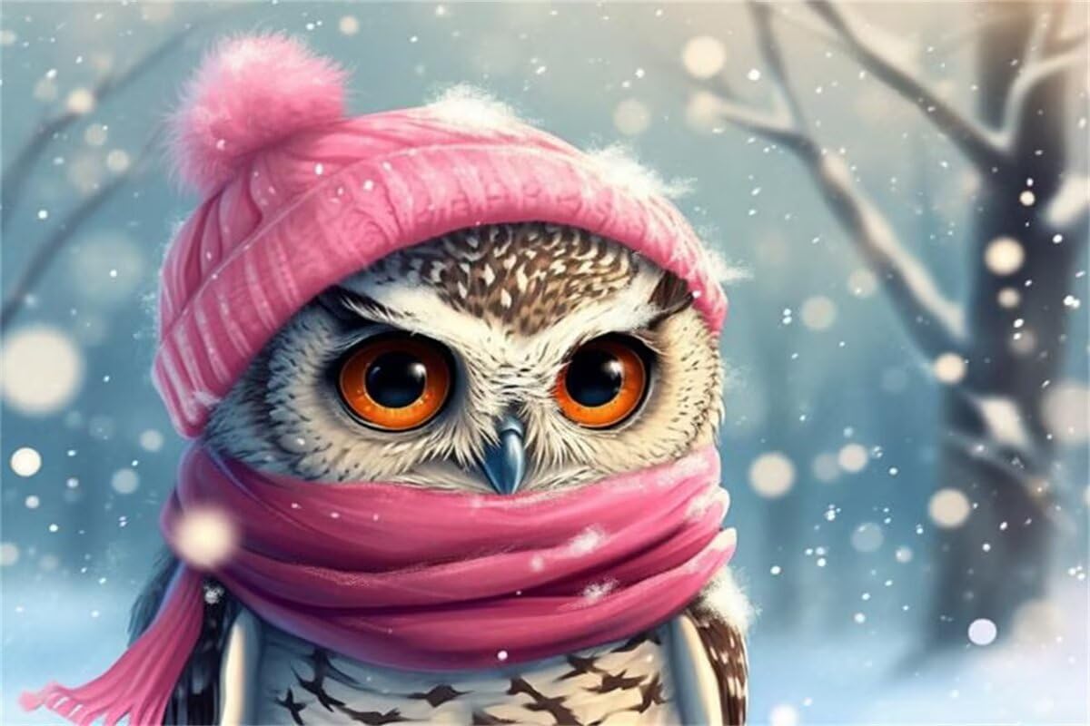 Puzzle 2000 sztuk sowa puzzle zima drewniane układanki, klasyczne dla dorosłych diY gra wyzwanie idealnie pasują między nimi literami z tyłu Wysokiej jakości układanki dla dzieci dorosłych wiek 14 lat