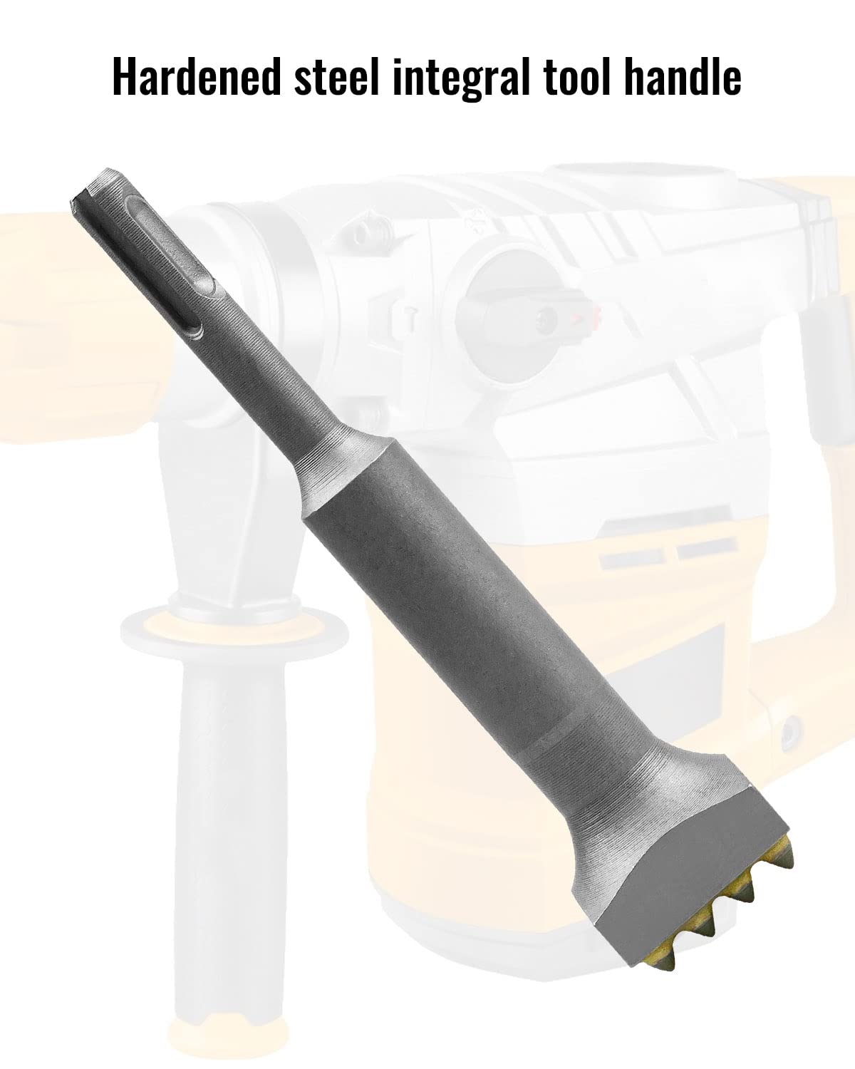 6 Inch x 1 1/4 Inch SDS Plus Bushing Tool for Concrete Stone Brick Wall, Square Head Bushing Bit (SDS Plus 16 Pins)