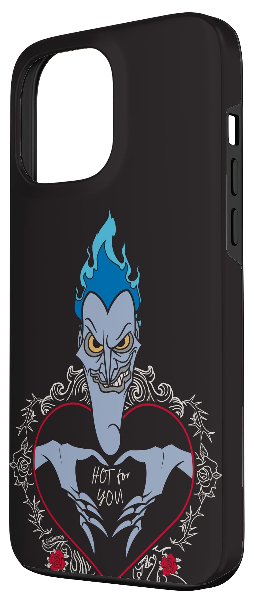 Custodia per iPhone 13 Pro Max Disney Villains Hades Hercules Hot For You San Valentino