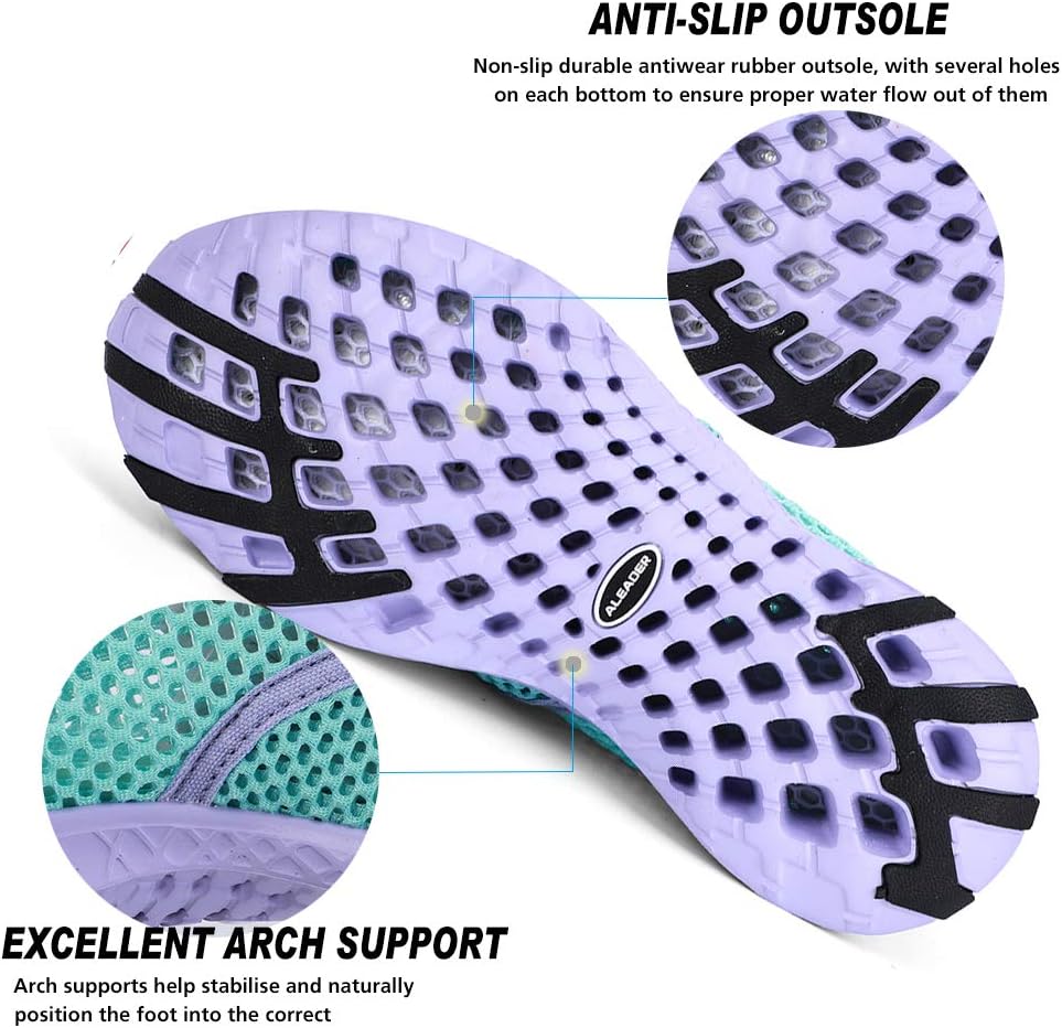 ALEADER Kid's Slip-on Quick Dry Water Shoes (Toddler/Little Kid/Big Kid)