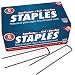 100 Garden Staples - Professional Grade - Full 6" Length - Durable 11 Gauge Metal Steel - (Also Called Sod Staples, Garden Spikes, Fence Anchors, Landscape Fabric Staples, Anchor Pins, Garden Pegs, Loop Stakes)