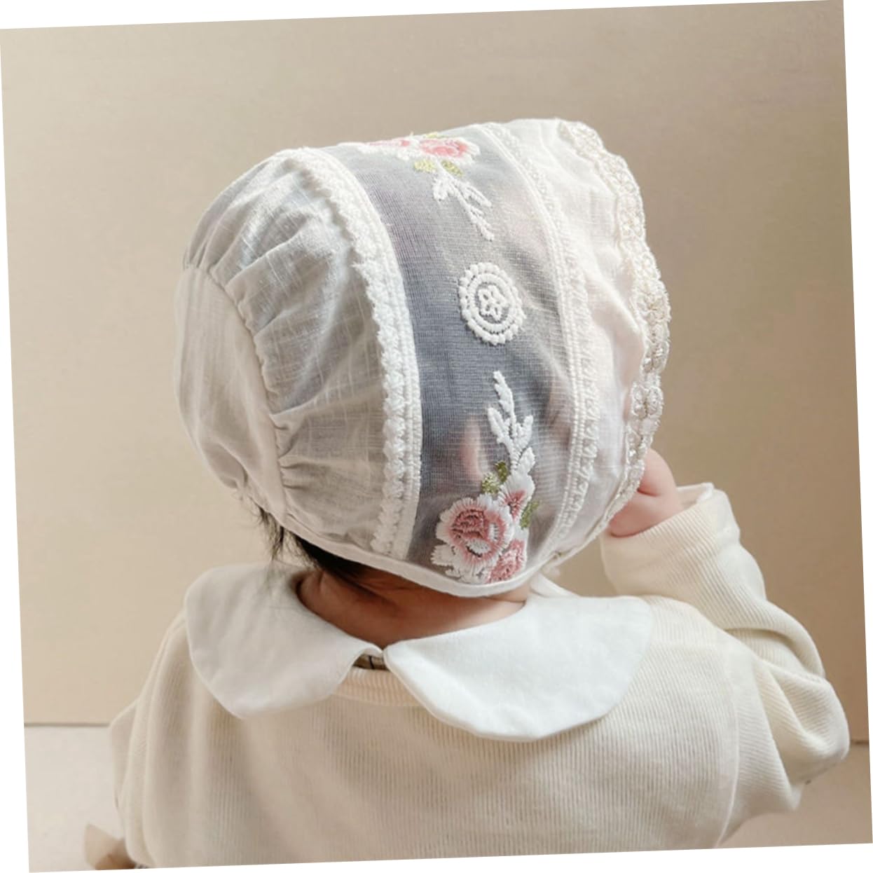 Holibanna Sombrero de Gorros para Sombrero de Sol para pequeños Sombrero bebé Gorro fotográfico bebé Sombreros de niña Sombrero de Verano para niña algodón