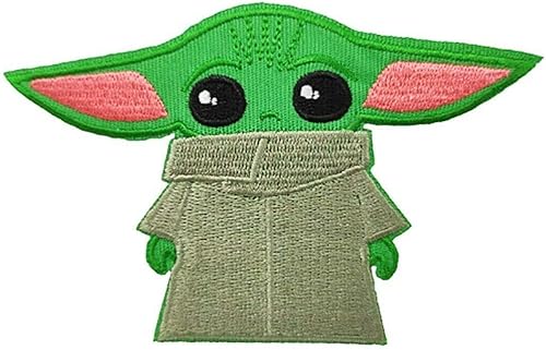 Yoda Baby - Parche bordado para planchar de 3 pulgadas de alto