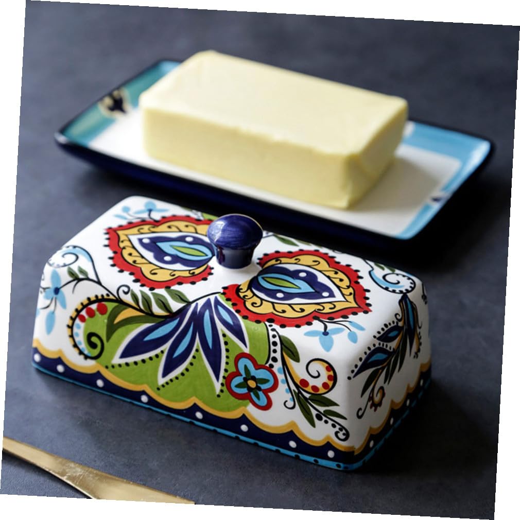 Beurrier Design en Céramique Couvercle Vintage, 250 G