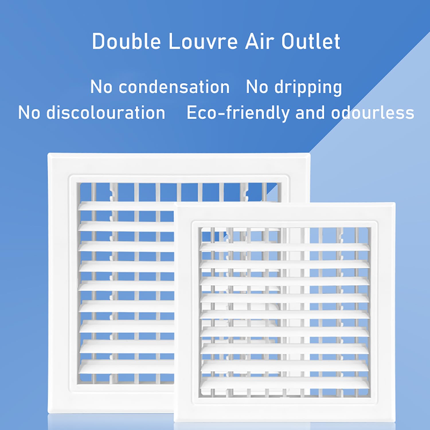 Fornitura A 3 Coni 10"x10" Con Rivestimento Preformato 8", Griglia di Alimentazione In Plastica ABS, Diffusore A Soffitto Per Presa d'aria, Ideale Per Riscaldamento, Raffreddamento E Ventilazione