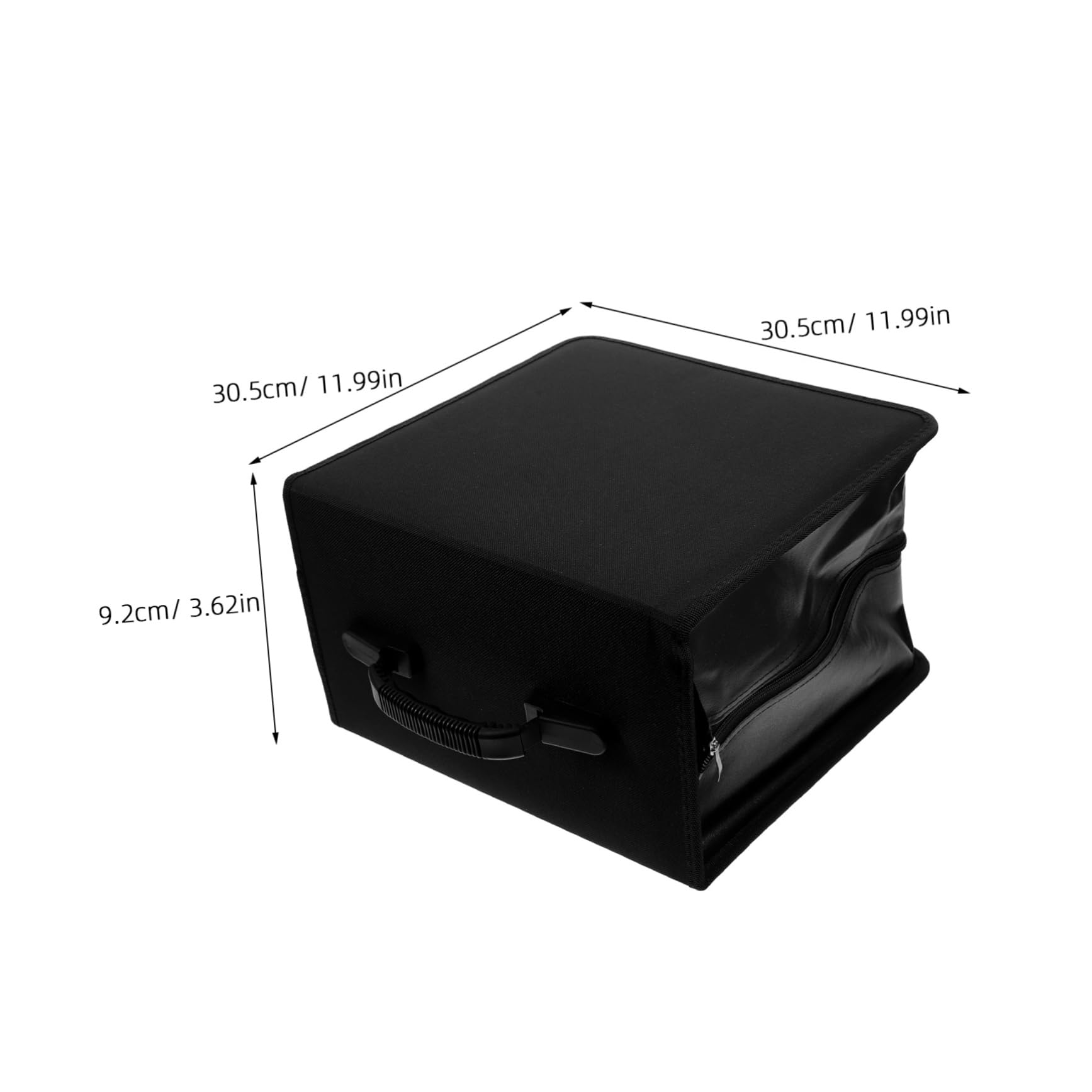 Amosfun Piccola Custodia per Dvd in Pu Contenitore per CD con Maniglia Organizer per Dischi ad Alta capacità Custodia per CD Dvd da Viaggio Grazioso per Auto e Casa