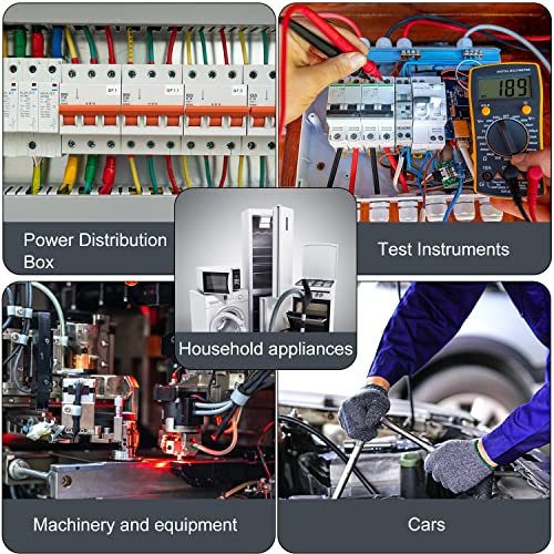 Aderendhülsen 10mm2 18mm Lang Isoliert-150 Stk Aderendhülsen Teilisoliert Rot Wiederverschließbar (10mm²x18mm)