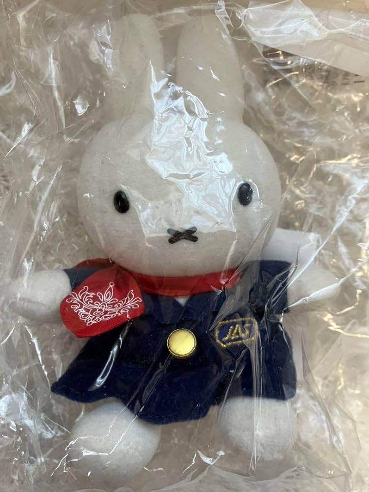 美品 JAL ミッフィー ぬいぐるみ キャビンアテンダント制服 大小２個セット Amazon.co.jp: JAL ミッフィー ぬいぐるみ キャビンアテンダント