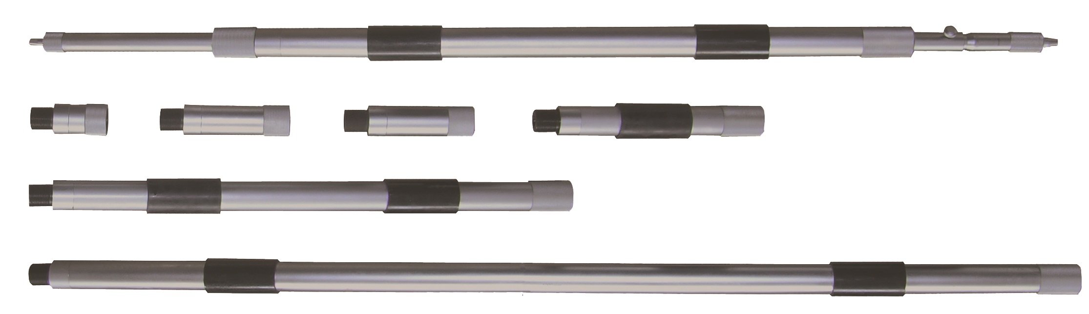 CNC Calidad Varilla de interior de calibre Juego de tornillos (Rango de medición 1000 – 3000 mm – Interior Conectores