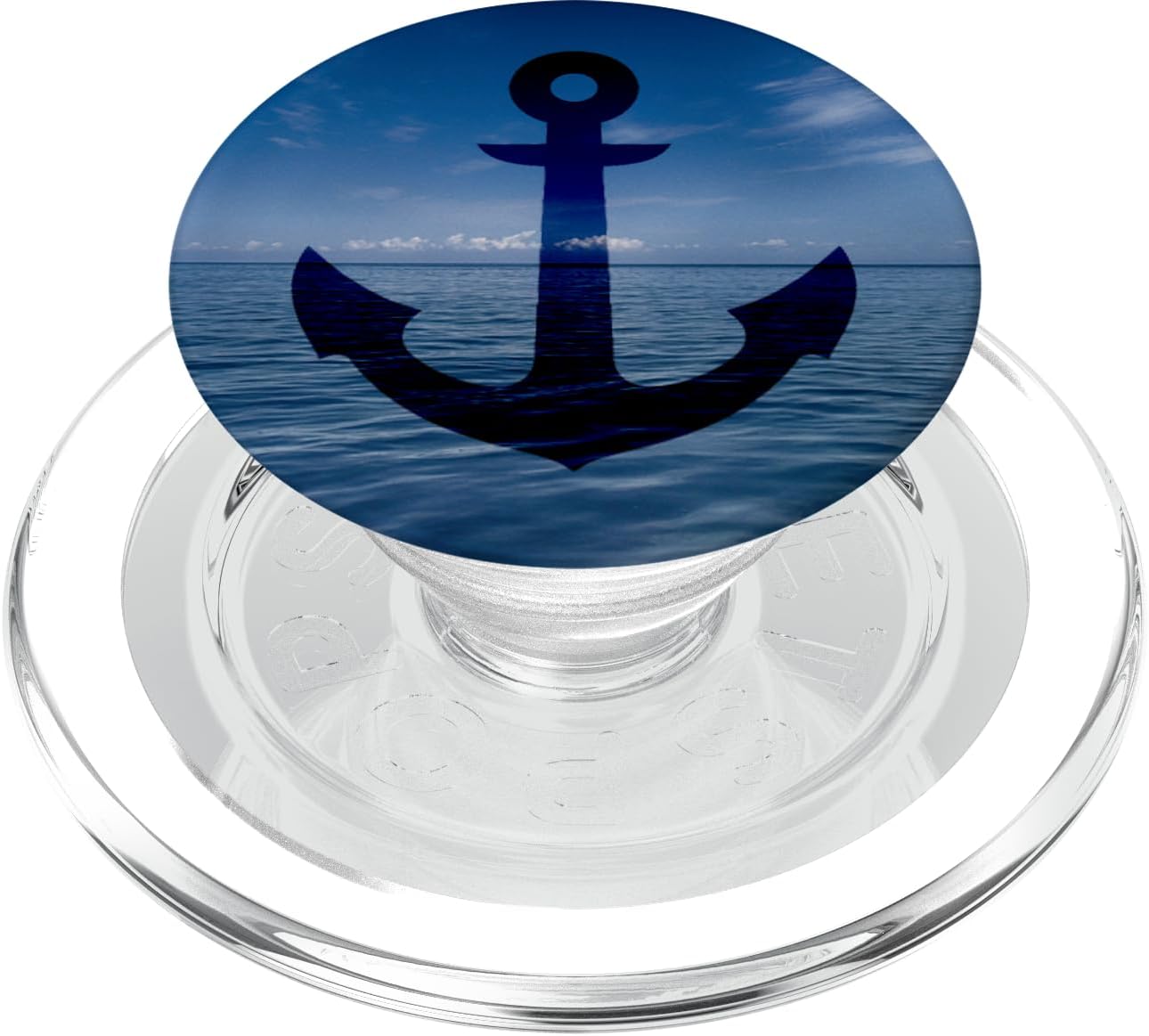 Anchor Blue Ocean PopSockets PopGrip for MagSafe