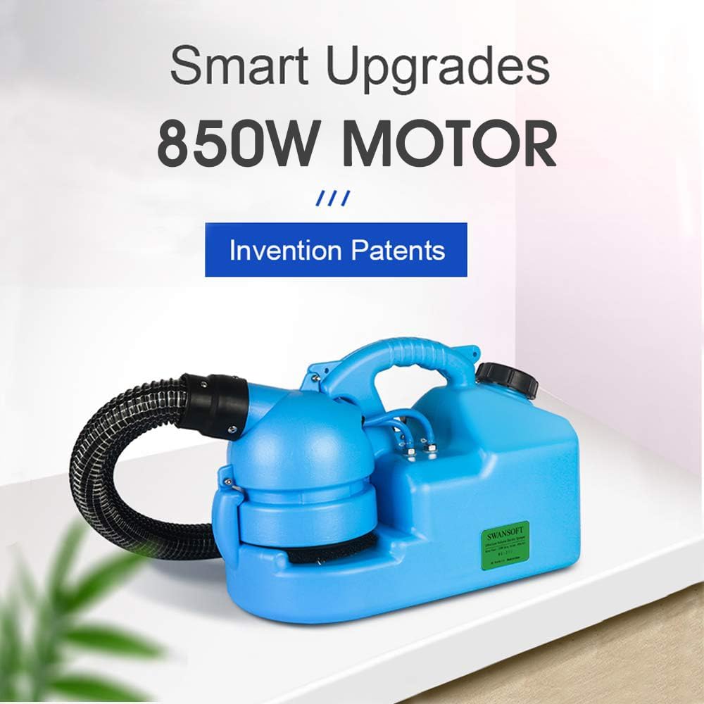SWANSOFT 7L(1.85 Gallon) ULV Fogger Machine, Electric Atomizer Sprayer, Portable Foggers Machine for Home Indoor