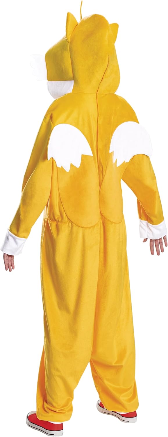 Disguise Adult Sonic Tails Adult Costume, Official Sonic Movie 3 Halloween Costume With Headpiece