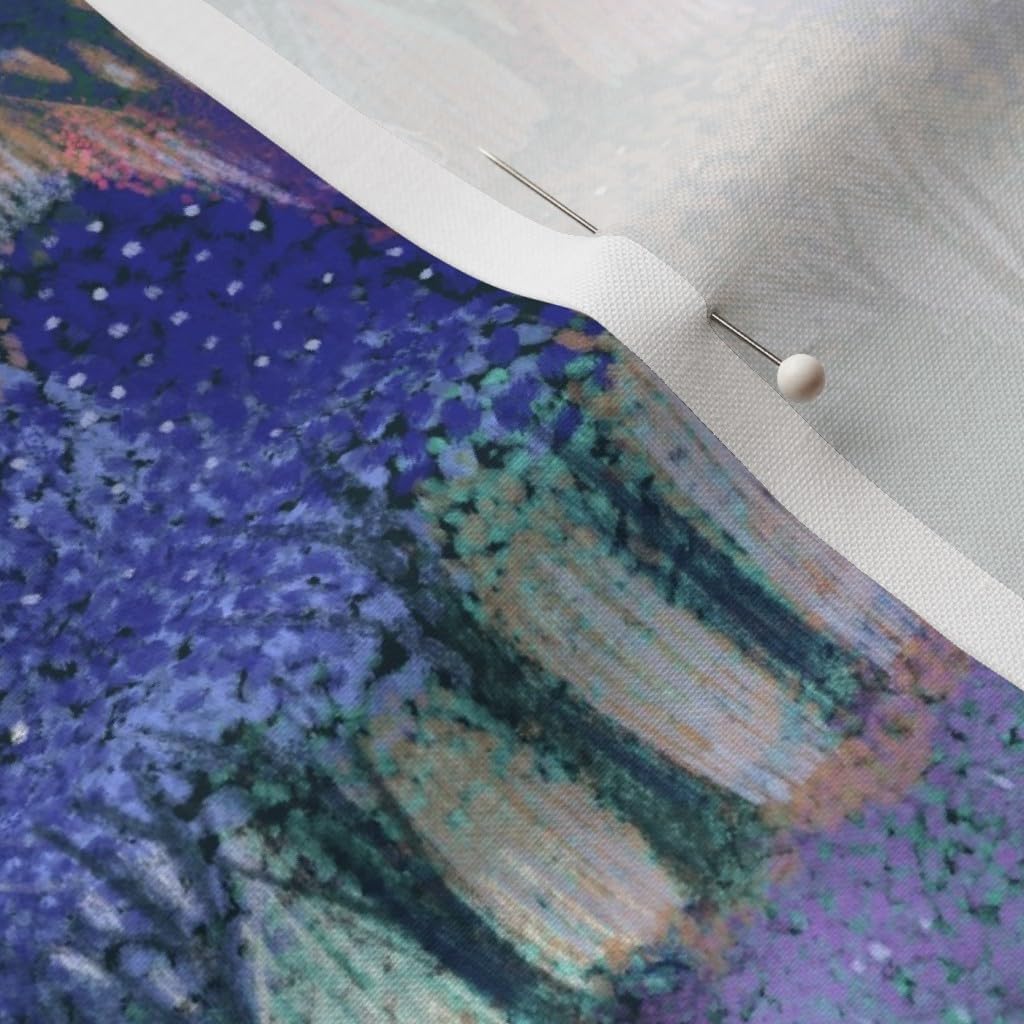 Spoonflower Fabric - Forest Dragons Unicorns Werewolve Trees Dragon Woods Fairies Printed on Petal Signature Cotton Fabric by The Yard - Sewing Quilting Apparel Crafts Decor