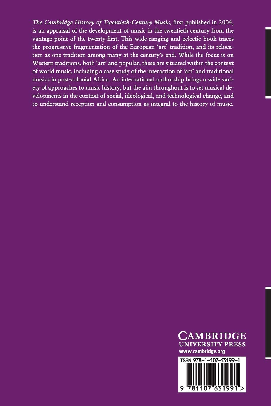 The Cambridge History of Twentieth-Century Music