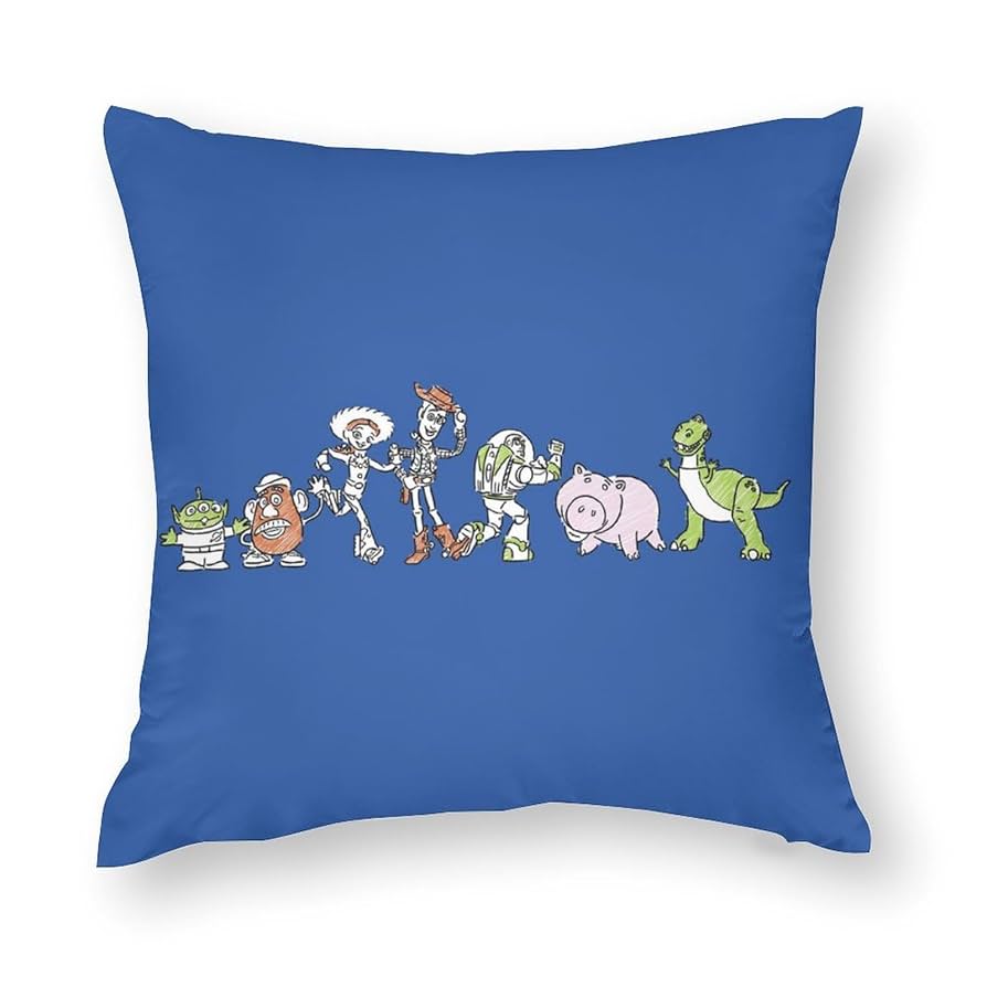 Amazon｜トイストーリー レックスクッションカバー 抱き枕カバー