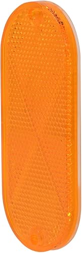 Miniatura 2 de Grand General 99565 - Reflector rectangular ámbar para camiones, remolques, remolques, caravanas y autobuses, 1 paquete