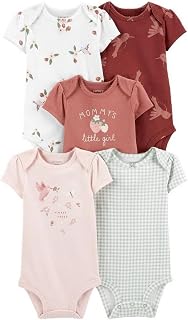 Carter's Yeni Doğan 1N680510 Baby Bodysuit Set of 5 Multi-Coloured, multicoloured