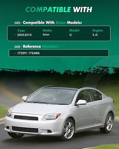 Vista 226 de SCITOO Puntales delanteros completos de resorte para Mercedes-Benz C230 08-09, para Mercedes-Benz C250 10-11, Mercedes-Benz C300 08-11