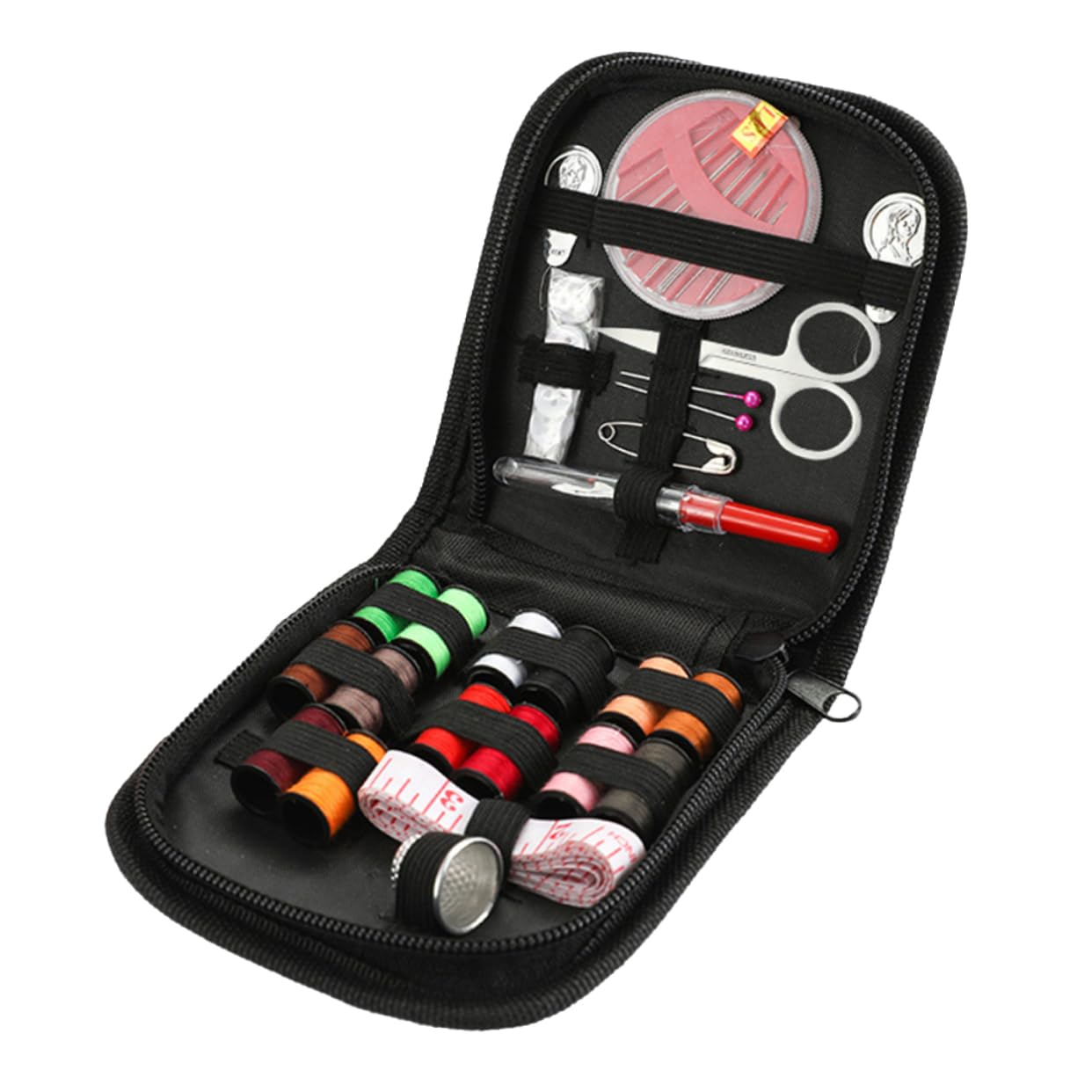 STOBOK 3sets Cucito Portatile Da Viaggio Da Kit Completo Di Attrezzi Per Cucire Con Forbici Filo e Ago Per Casa e Viaggi