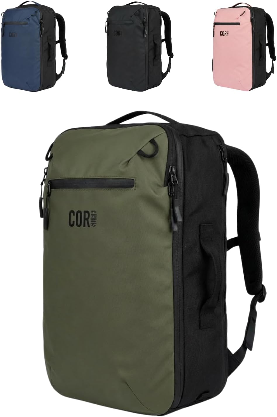 Travel Backpack | Flight Approved Carry On Laptop Backpack with Secret Passport Pockets | The Island Hopper