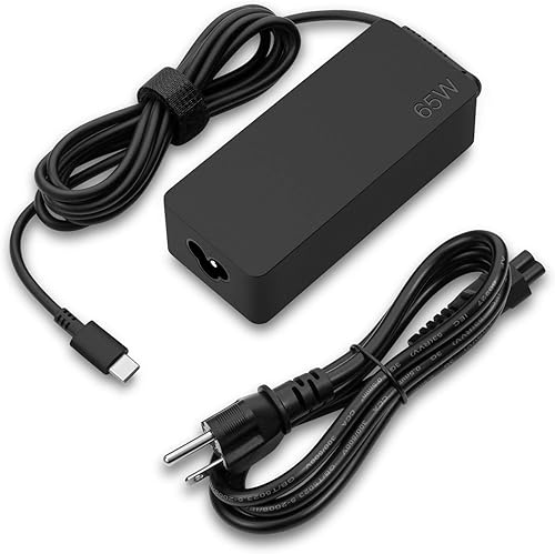 Cargador adaptador de corriente alterna USB C de 65 W y 45 W para Lenovo Yoga 910 920 C630 C930 S940 Chromebook 300E 500E C330 C340 S330 ThinkPad