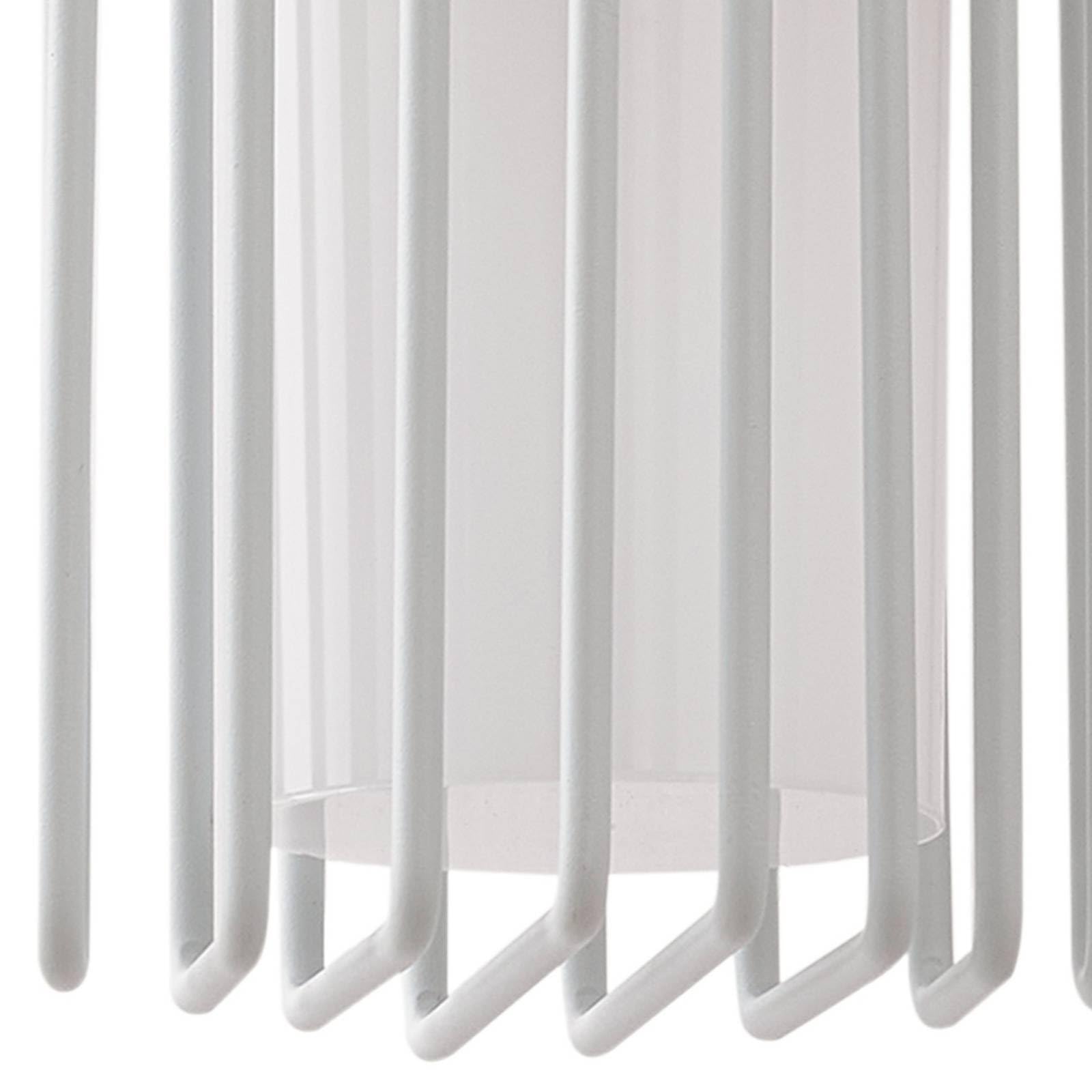 Lucande Applique Exterieur Chandan à intensité variable (Moderne) en Blanc Aluminium (à 2 lampes, E27) Murale Luminaire Lampe Jardin Eclairage