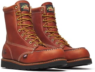 Thorogood American Heritage - 8" Tobacco Steel Moc Toe BLK Wedge
