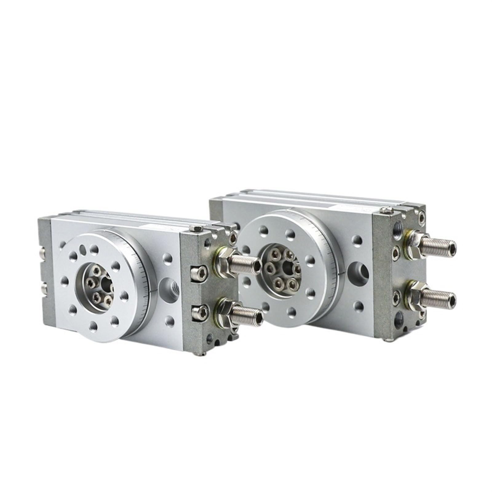 Vérin rotatif pneumatique MSQA50A orientable 0-180° avec tampon intégré pour automatisation