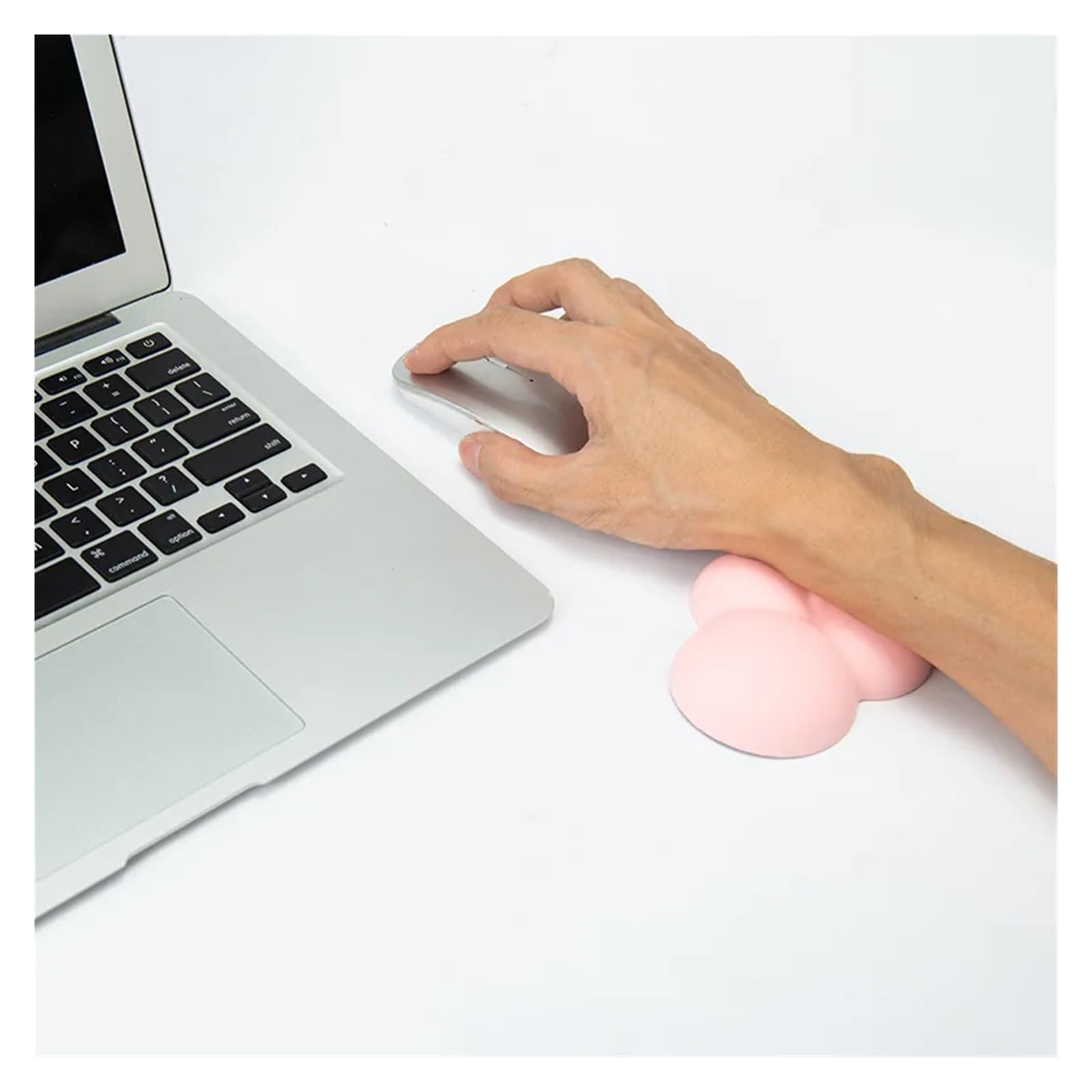 Repose-Poignet Tapis de Souris Ergonomique Clavier avec Repose-Poignet imperméable en Cuir PU antidérapant Accessoires Joueur(Pink Suit)