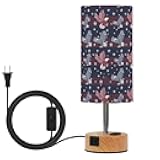 WEIYEKO Bird Star Striped Touch Table Lamp 3 Way Dimmable Nightstand Desk Lamp for Bedroom Living Room LED Bulb Included