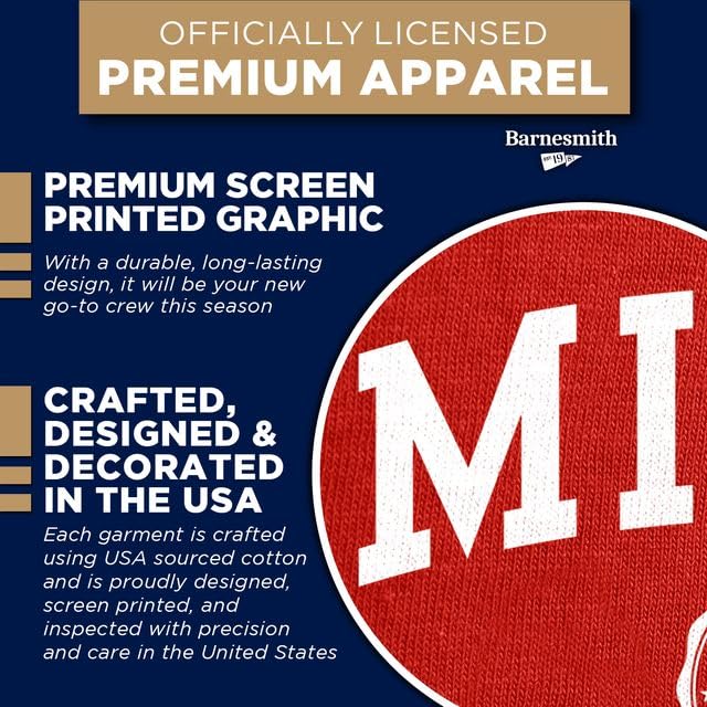 Image of Ivysport Crewneck Sweatshirt for College, Heritage Logo, Color, Adult Unisex