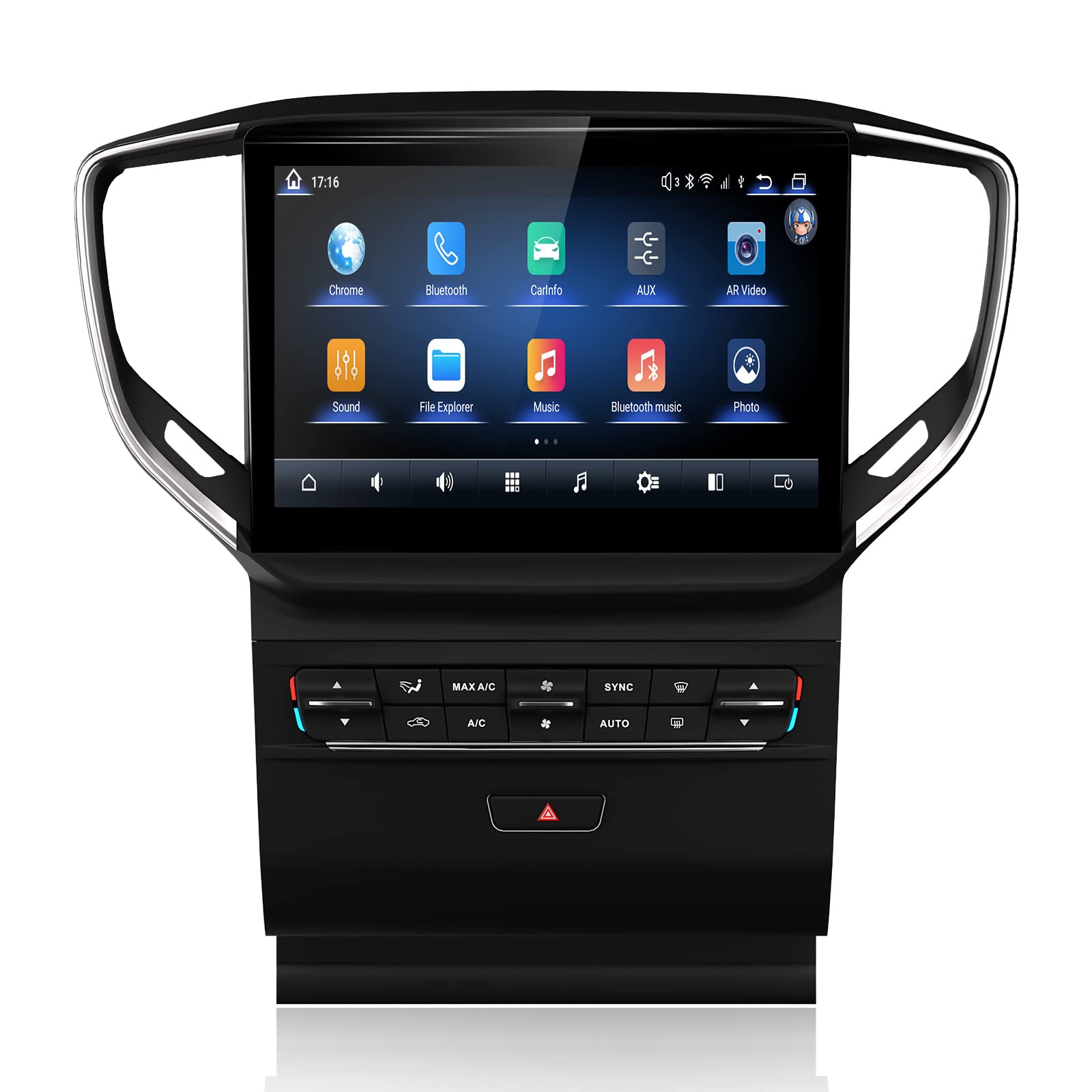 MOOKAKA Android 11 Car Stereo 2 din GPS Navigation Head Unit for Maserati Ghibili 2014-2016 Multimedia Player Car Radio 10.26 inch HD 1080P IPS Touch Screen Support Wireless Carplay DSP AHD (6+128GB）