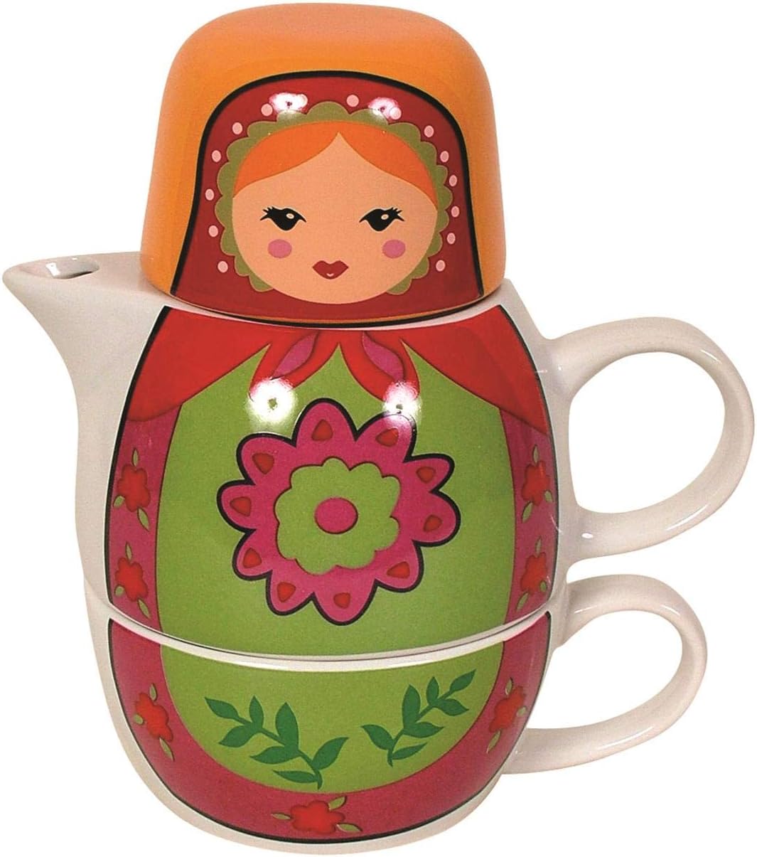 Dakota Doll Tea for One Teapot, Orange