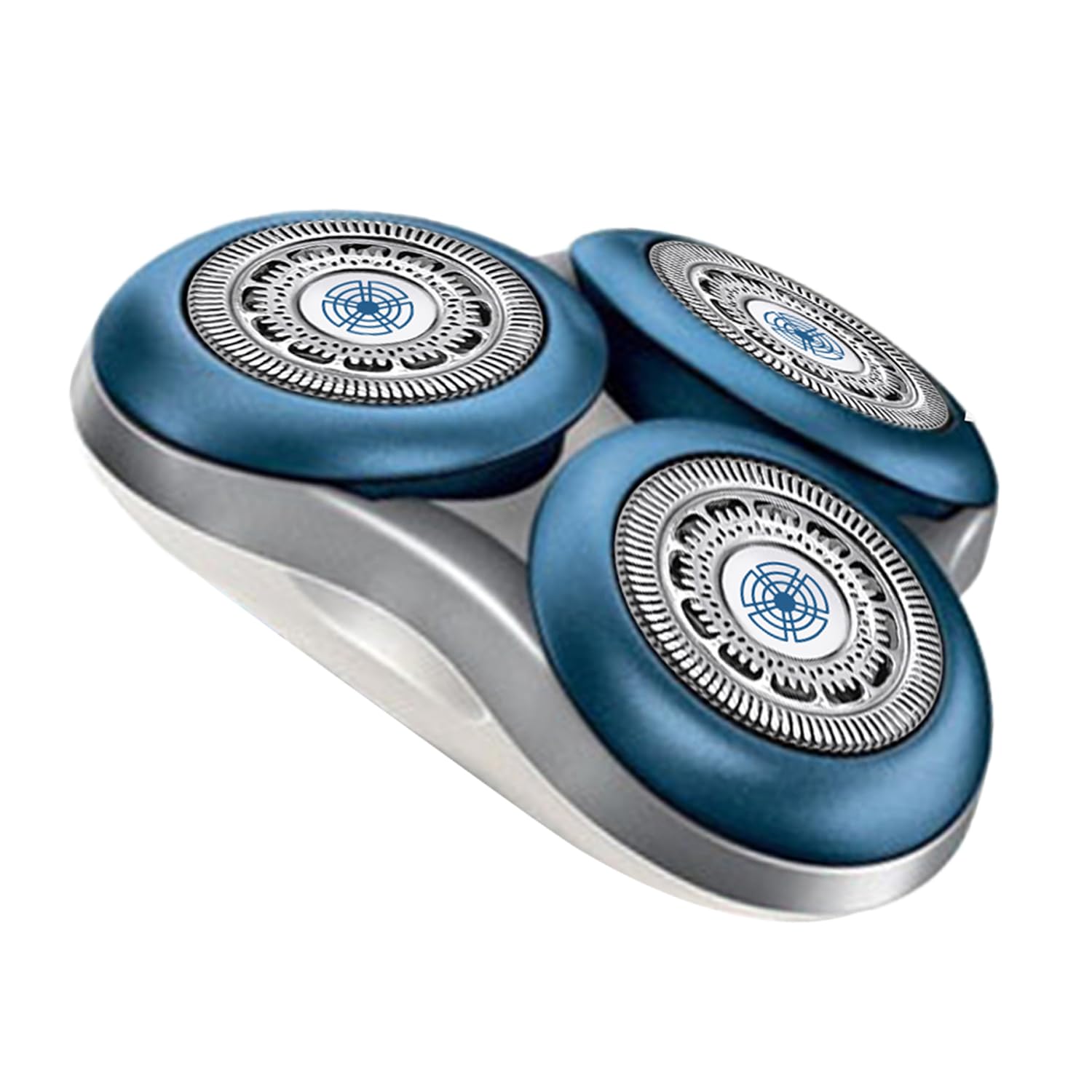 Juego de cabezales de afeitado de repuesto compatibles con Philips Norel*o Series 7000, modelo SH70 – Cuchillas de precisión de doble capa y hebilla de rueda metálica mejoradas.